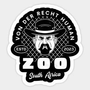 Von Der Recht Zoo Crest Sticker